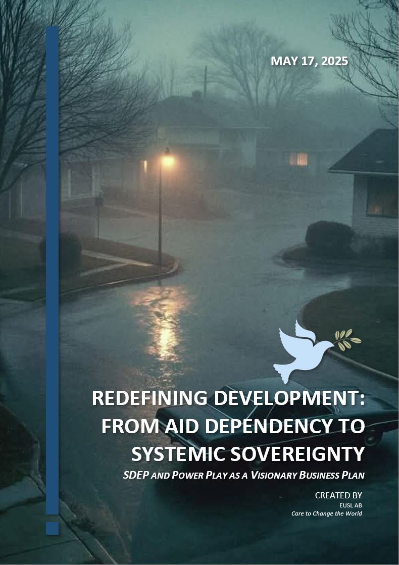From Aid Dependcy to Systemic Sovereignty explains where EUSL, SDEP and Power Play fits in where the global aid is declining