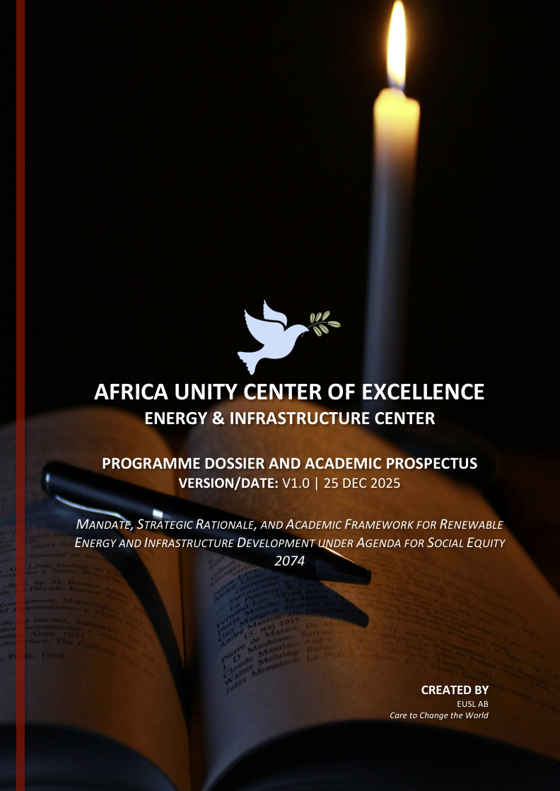 AUCE center for renewable energy, resilient infrastructure, and water security standards.