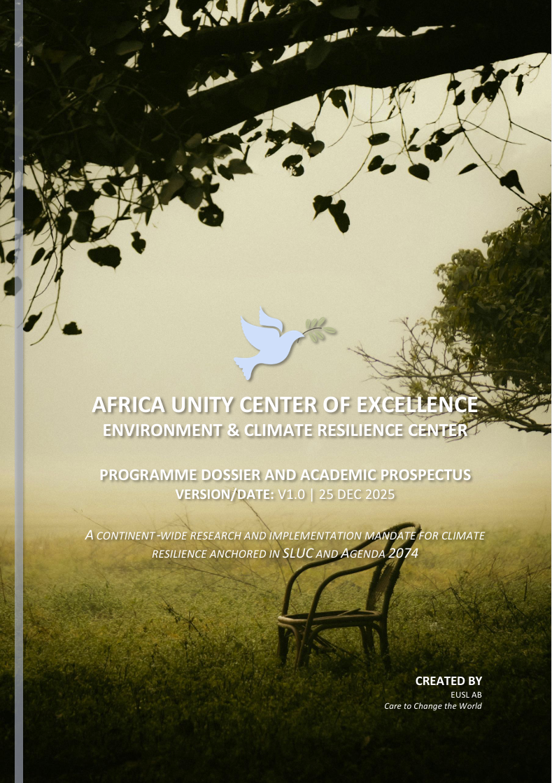 AUCE center for adaptation standards, conservation protocols, and nature-based solutions.
