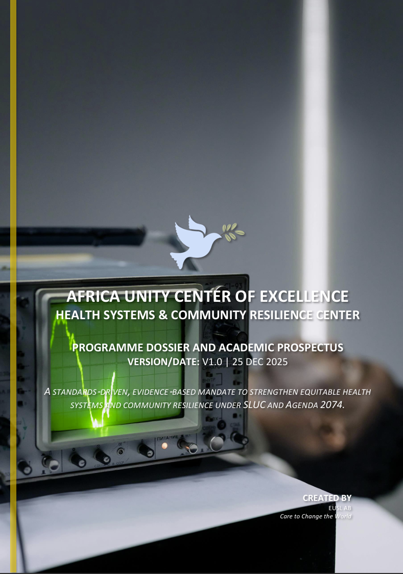 AUCE center for health-service standards, epidemic preparedness, and resilience frameworks.