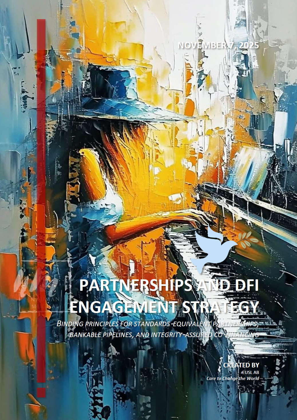 Partnerships and DFI Engagement Strategy PDF, setting strategic framework for engaging development finance institutions and structuring partnerships.