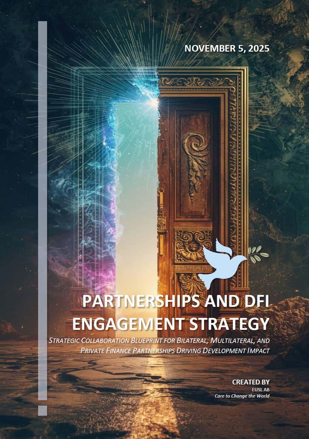 Cover page for DCARP – DESA Climate Analytics & Resilience Program PDF, integrating climate data analytics and adaptive strategies.