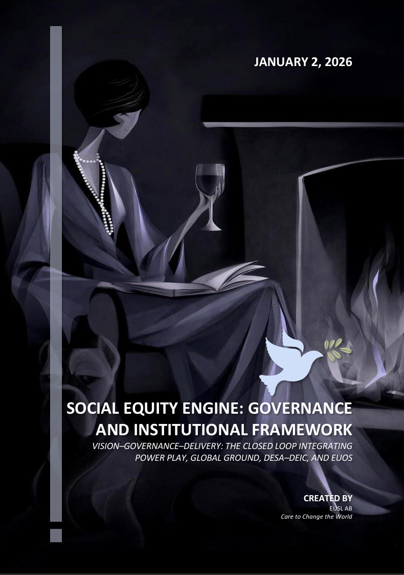 Outlines SEE’s governance model, custodial roles, and accountability protocols to ensure mandate separation and defensible compliance across all components.