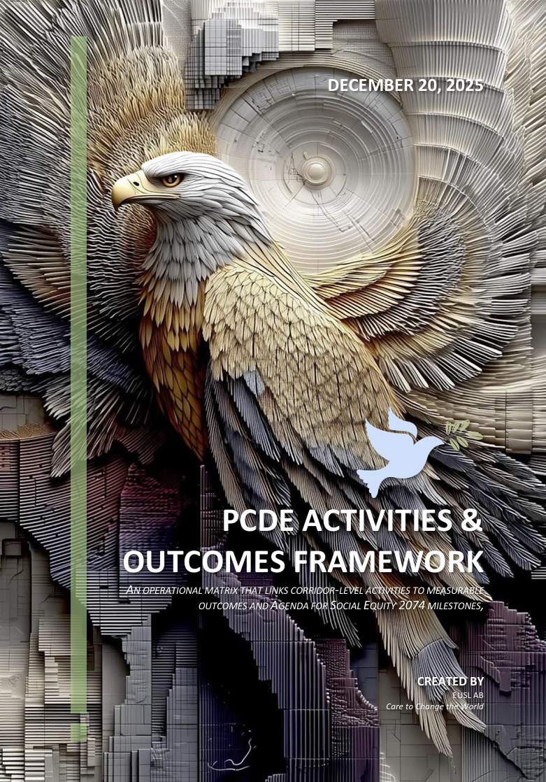 PCDE Activities and Outcomes Framework – operational logic and MEL integration