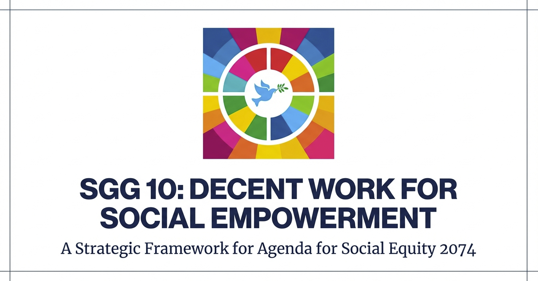 SGG 10 presentation explaining decent work as a source of dignity, empowerment, and meaningful participation in economic life.