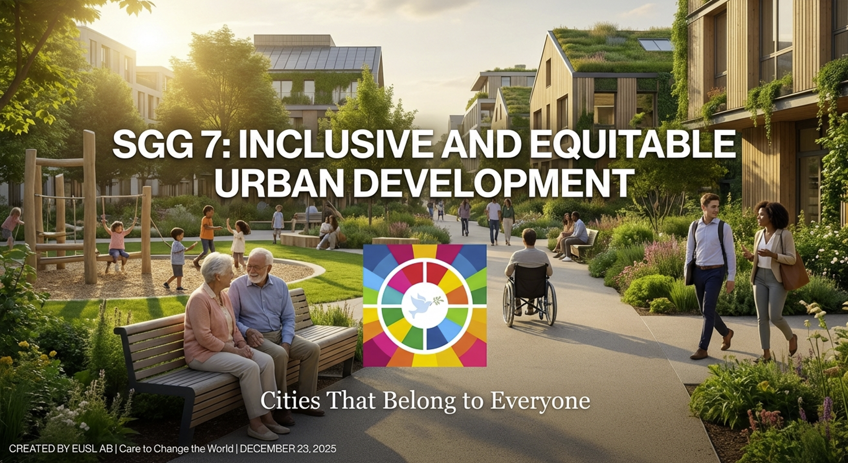 SGG 7 presentation explaining inclusive and equitable urban development as a foundation for access, cohesion, and opportunity in cities.