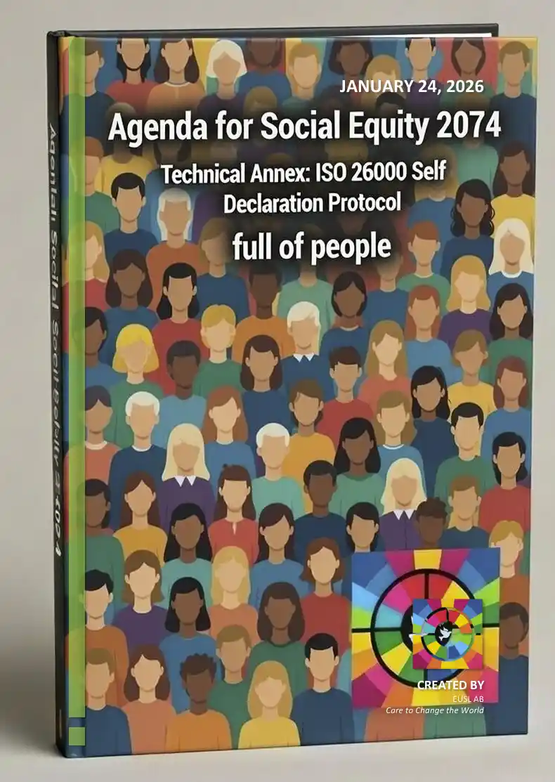 Cover of the ISO 26000 self‑declaration protocol prohibiting certification claims.