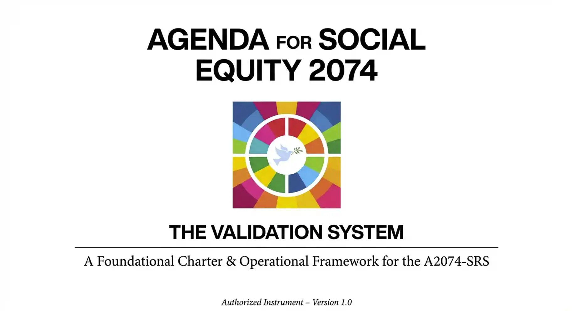 Presentation cover titled ‘The Proportional Standard’, illustrating proportional expectations and fairness principles under A2074‑SRS.