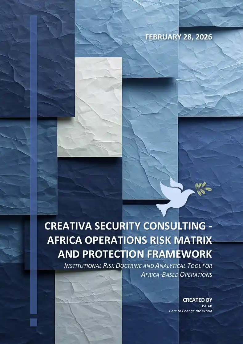 Africa operations risk matrix and protection framework for Creativa