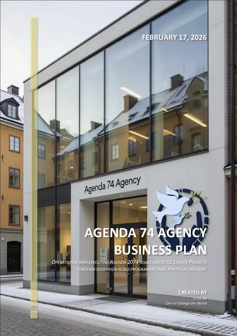 Global implementation agency delivering Agenda 2074 programmes with compliance and measurable results.