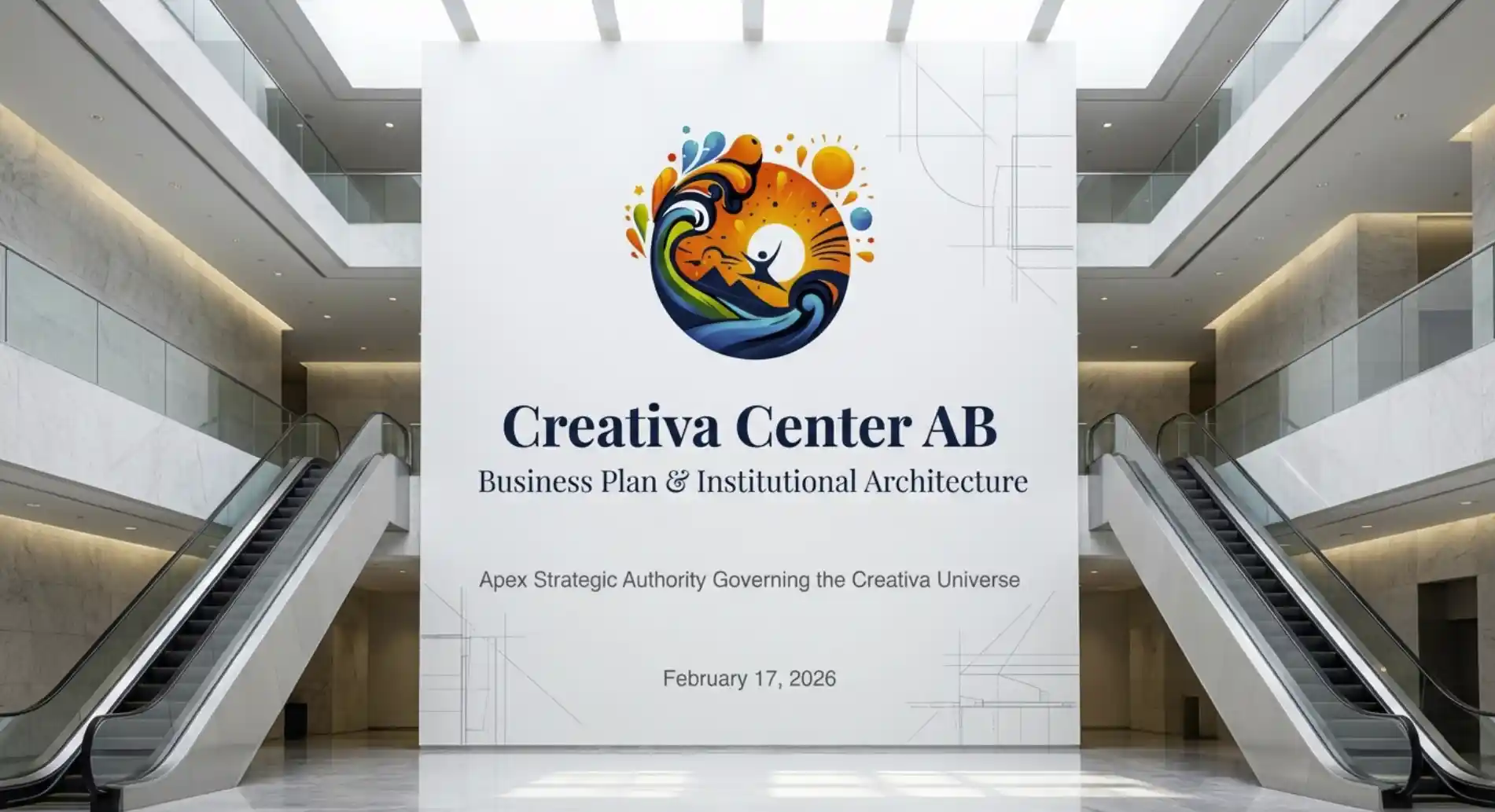 Presentation of Creativa Center’s apex governance and portfolio architecture.