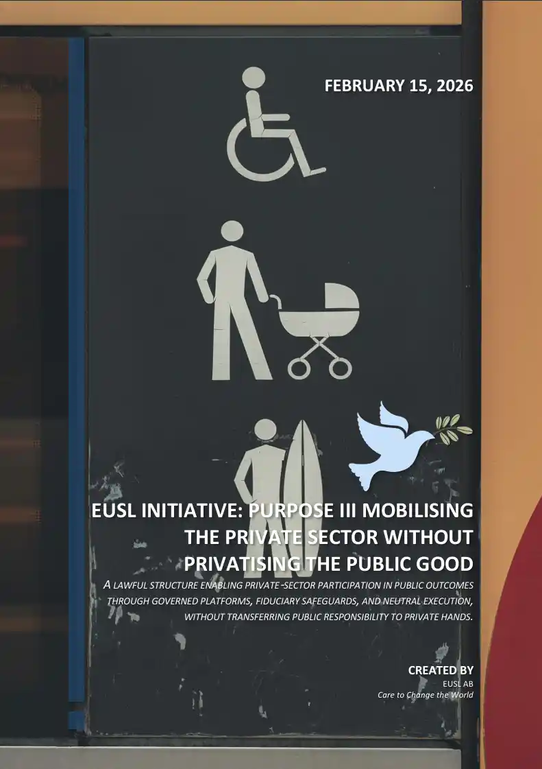 Document outlining the governed model for private‑sector participation in public‑interest outcomes.