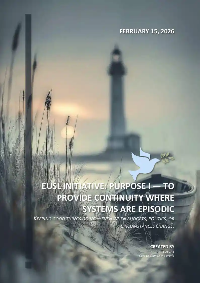 Document defining the continuity architecture used to preserve outcomes when public or market cycles shift.