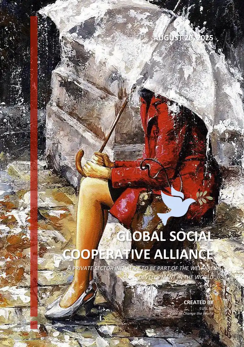 Presentation explaining GSCA’s cooperative‑equity system, its institutions, and global governance model.