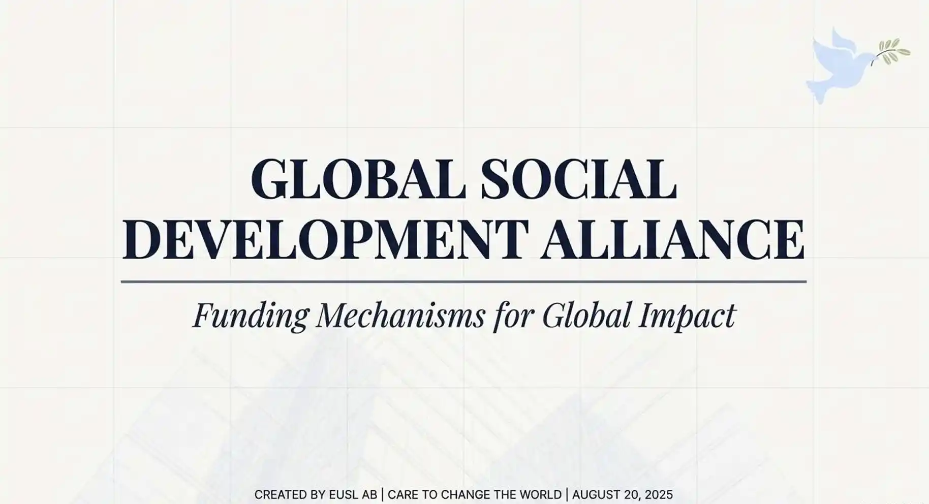 Presentation of GSDA’s development‑finance role and blended‑capital mechanisms.