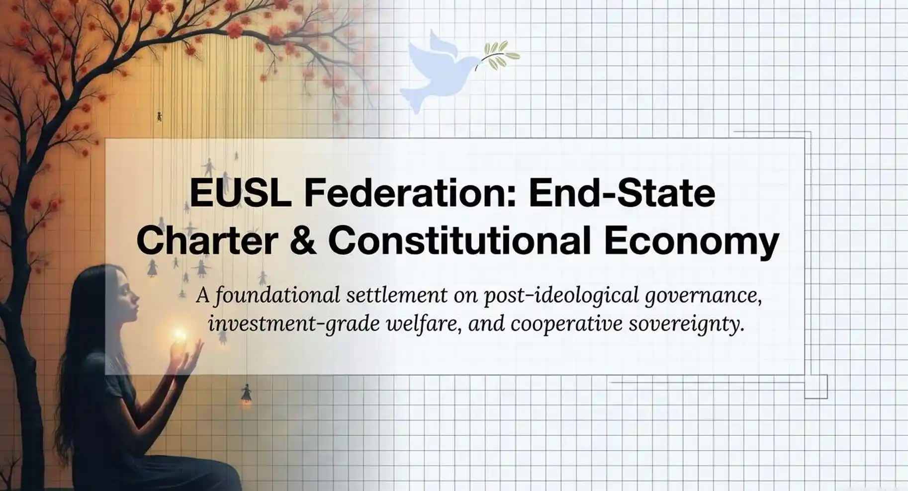 Slides outlining the EUSL Federation’s constitutional and economic framework.