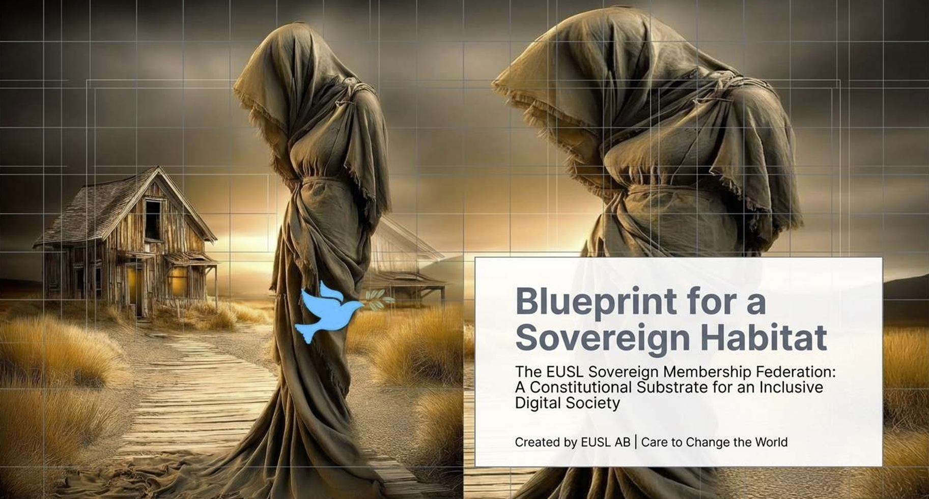 Slides illustrating how the three EUSL Federation documents interconnect into one constitutional system.